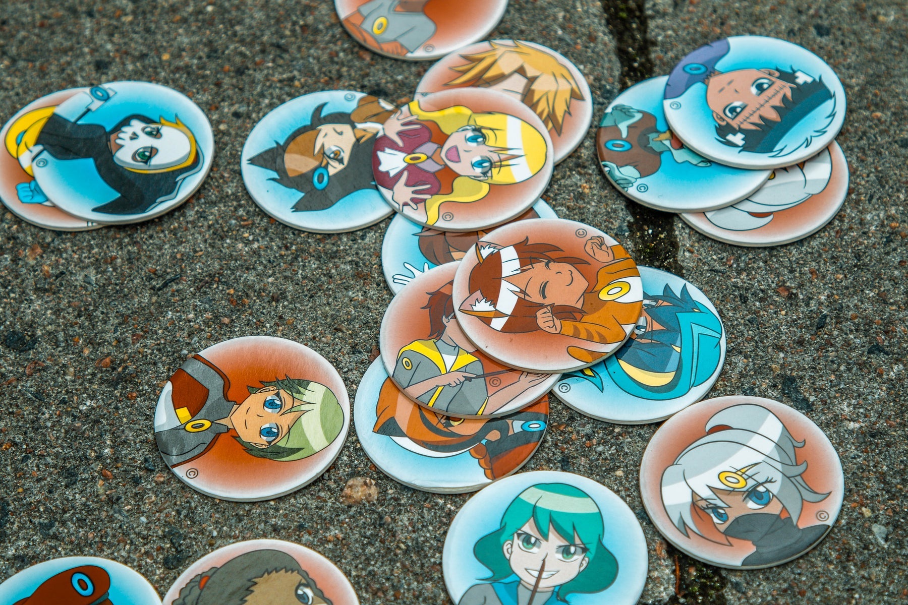 FLOPS discs on the playground